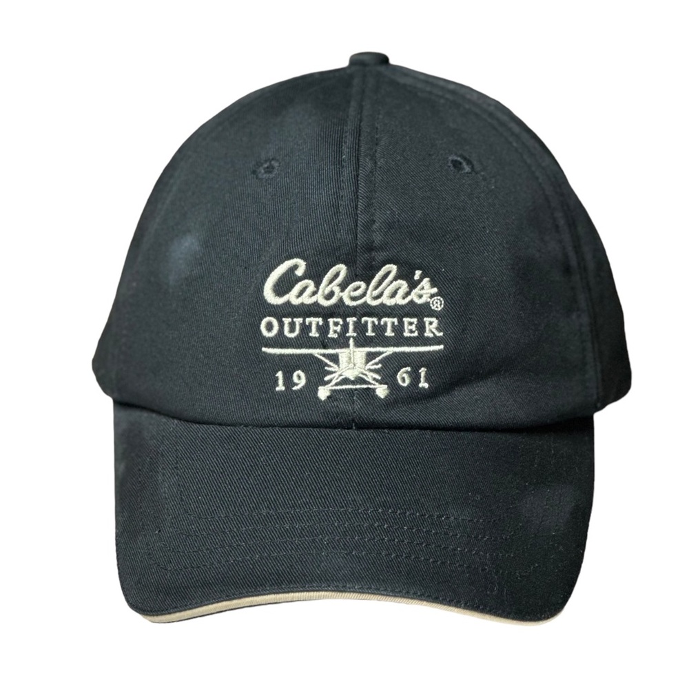 Cabela’s Outfitter Embroidered Fleece Lined Baseball Cap Black Adult OS